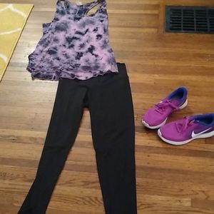 Flowy racerback tank